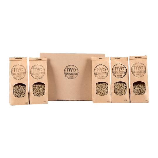 RYO Coffee Assorted Green Bean Variety Pack 1.5kg (5x300g)